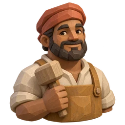 Illustrated portrait of the Mason.